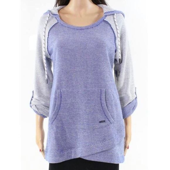 Andrew Marc Tops - Marc New York Colorblock Hooded Pocket Sweater